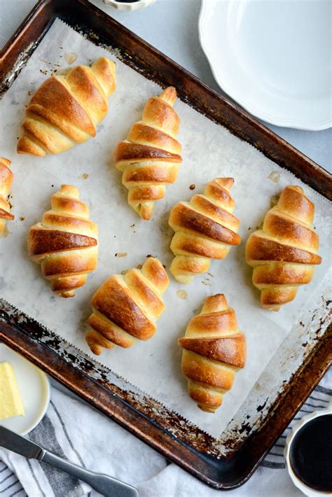 Easy Homemade Croissants - Simply Scratch