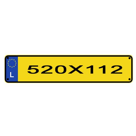 acheter plaque immatriculation lux pas cher |achat plaques