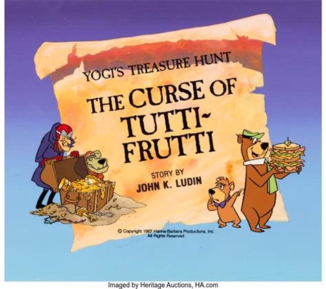 Yogis Treasure Hunt The Curse of Tutti-Frutti Dick Dastardly, Muttley ...