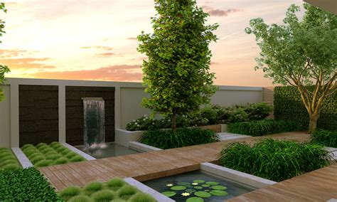 lovely garden | Modern backyard landscaping, Modern garden design ...