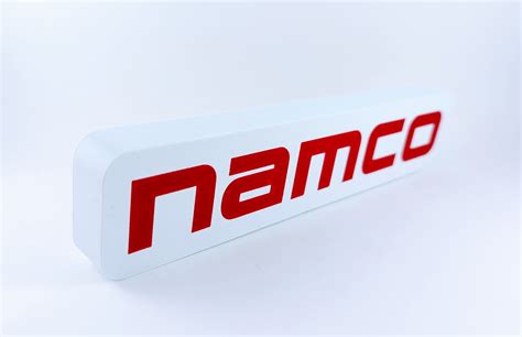 STL file Namco logo display piece and magnetic sign・Model to download ...