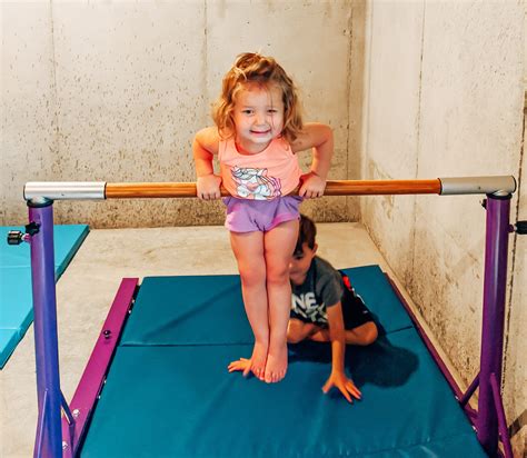 Best Gymnastics Equipment for Home - Our Home Gymnastics Setup • COVET ...