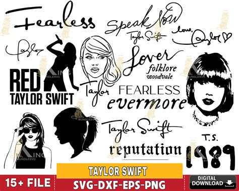 15+ file Taylor Swift bundle SVG DXF EPS PNG, Taylor Swift Inspired Sv ...