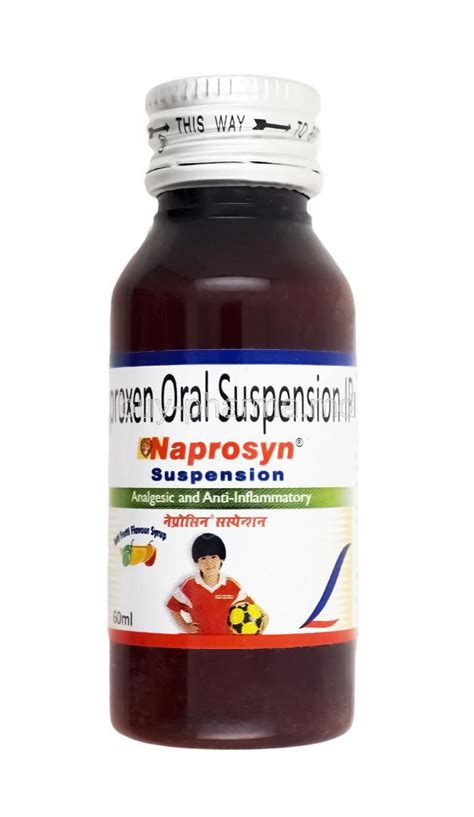 Buy Naprosyn Suspension 60ml (125mg) Best Price Online