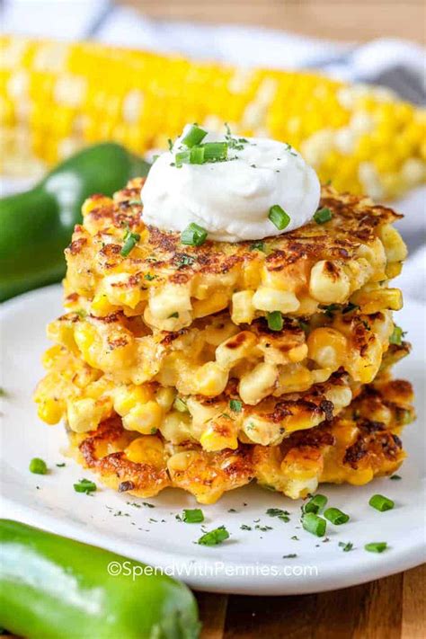 Easy Corn Fritters - Spend With Pennies