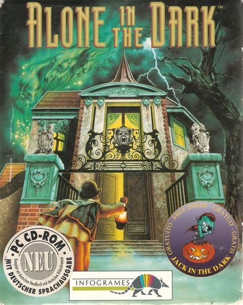 Alone in the Dark (1992) box cover art - MobyGames