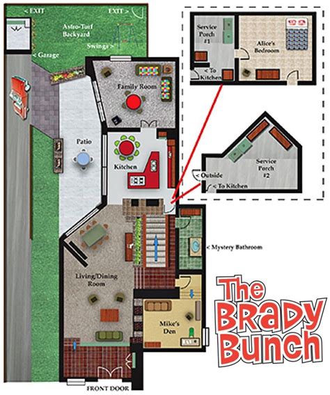 Brady Bunch Floor Plan - House Decor Concept Ideas