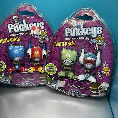 U.B. Funkeys Chat Pack Set Bonus and Chat Lot Of 2 NEW Dream State | eBay