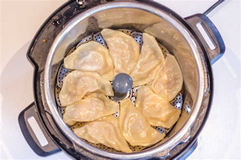 Instant Pot Steamed Dumplings - Corrie Cooks