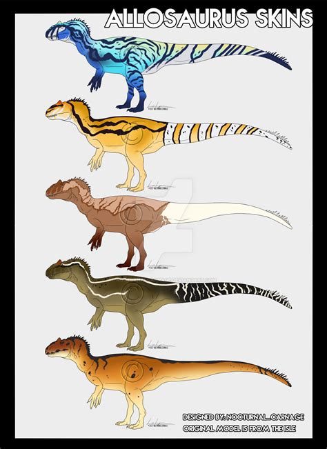 The Isle Skin Concepts - Allosaurus - Part 1 by NocturnalCarnage on ...