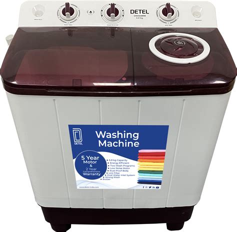 Detel Semi-automatic Washing Machine Launched at Rs. 5999 • TechVorm