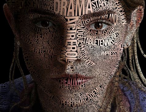 write on face - Google Search | Typography portrait, Typographic ...