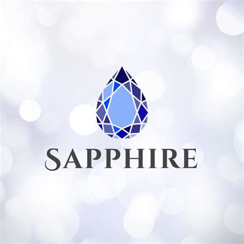 Sapphire - Jewelry vector logo design - Roven Logos