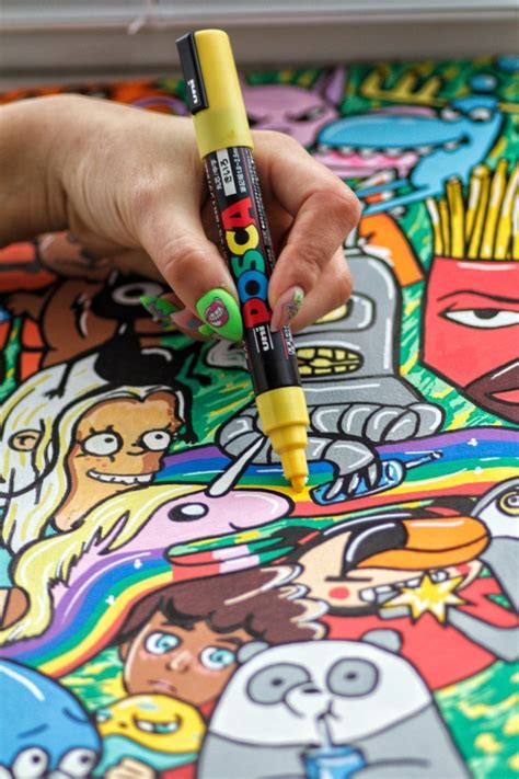 Posca art | Marker art, Doodle art, Art