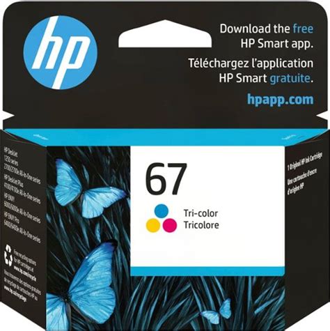 HP 67 Standard Capacity Tricolor Ink Cartridge 3YM55AN#140 - Best Buy