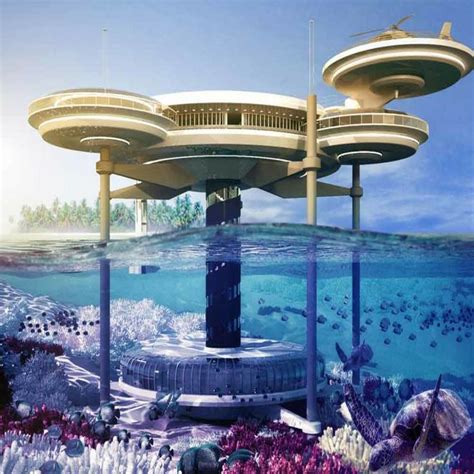 First Under Water Hotel On Dubai With Futuristic Architectural Design ...