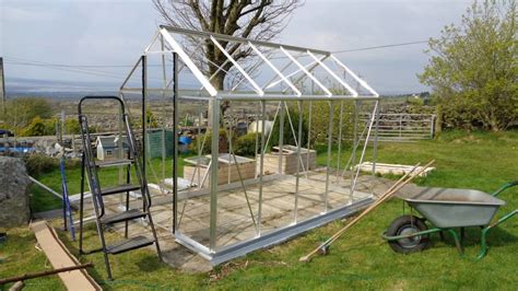 Progress Building the New Greenhouse - Allotment Garden Diary