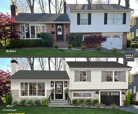 13 Split-Level House Exterior Ideas | brick&batten | Split level house ...