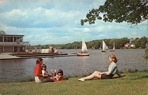 Watching the Sailboats on Lake Quinsigamond at Quinsigamond State Park ...