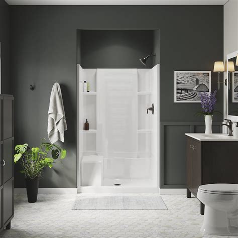 Sterling by Kohler 48" W x 74.5" H Framed Rectangle Shower Stall with ...