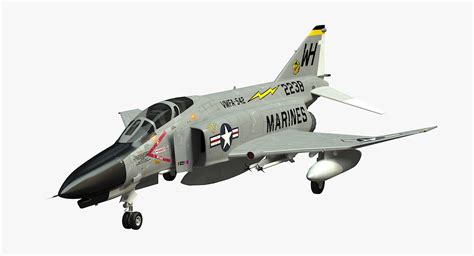 f-4 phantom vmfa-542 3d model