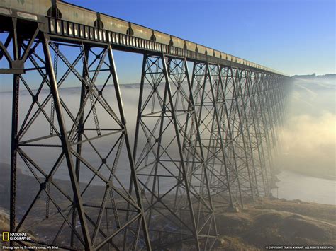 The Lethbridge Viaduct/High Level Bridge - Lethbridge, Alberta, Canada ...