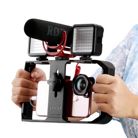 U-Rig Pro Smart Phone Rig Video Handheld Phone Sta... – Grandado