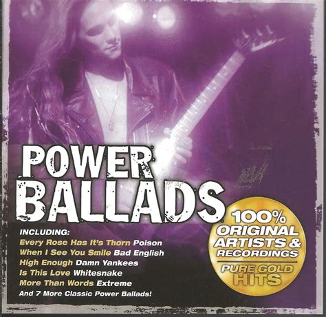 Power Ballads - Pure Gold Hits 100% Original Artists & Recordings ...