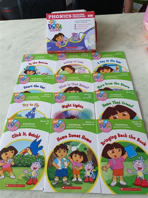 Like New Scholastic Dora The Explorer Phonics Reading Program 3 Sets of ...