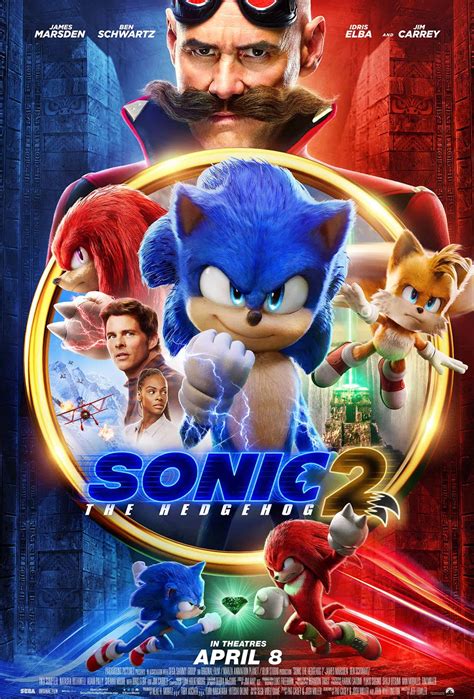 Buy Sonic the Hedgehog 2 2022 Animated Movie Poster Unframed Wall Art ...