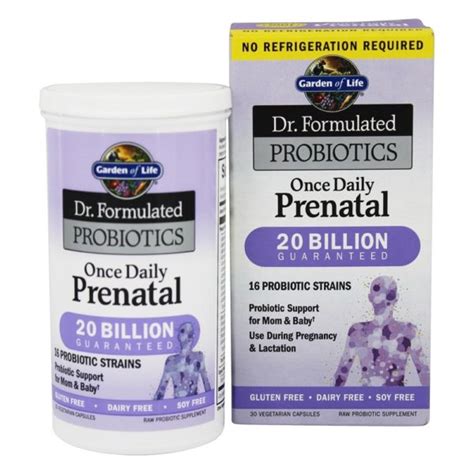 Garden of Life Dr. Formulated Probiotics Once Daily Prenatal Shelf ...