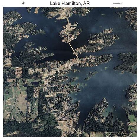 Aerial Photography Map of Lake Hamilton, AR Arkansas