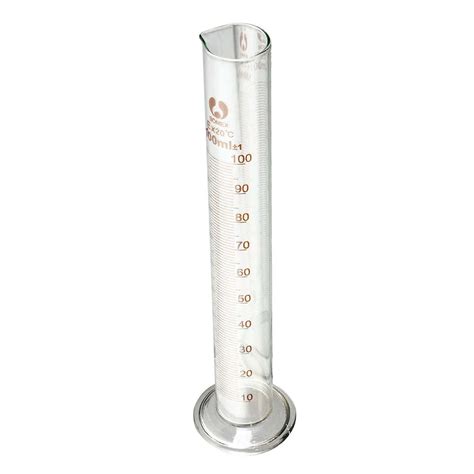 100ml Graduated Glass Measuring Cylinder Chemistry Laboratory Measure ...