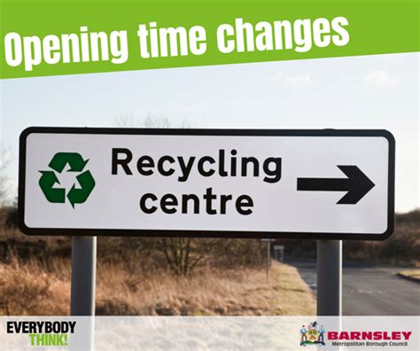 Changes to recycling centre opening times | We Are Barnsley