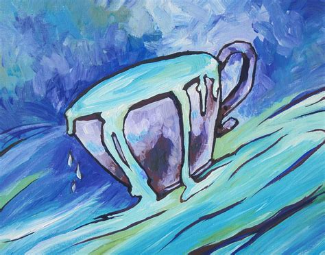 Abundance - My Cup Runneth Over Painting by Sandy Tracey - Pixels