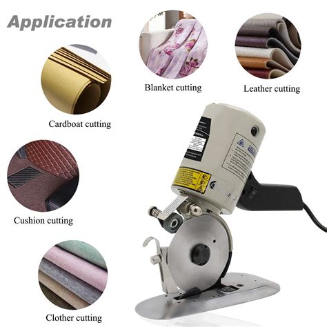 Buy CGOLDENWALL Electric Fabric cutter Cloth Cutter Rotary Blade Fabric ...