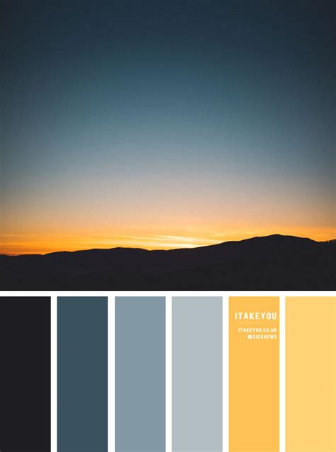 Blue And Yellow Color Palette - werohmedia