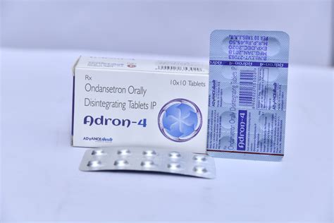 Ondansetron HCL 4MG ( Mouth Dissolving Tablets In Orange Flavour ...