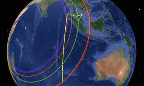 MH370 Flight Path Model V13.1 GE View | Duncan Steel