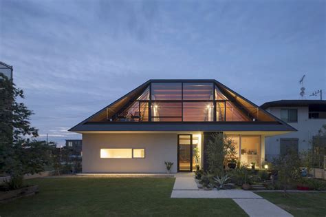 Hipped Glass Roof House