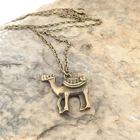 Silver or Bronze Camel Necklace Camel Jewelry Arabian Camel - Etsy