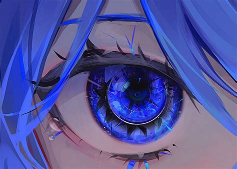 Deep Blue Eyes | Eyes artwork, Anime eyes, Eye art