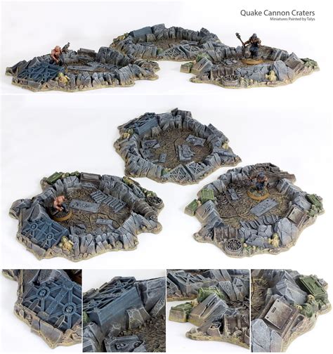 Craters, Terrain, Warhammer 40,000 - Quake Cannon Craters - Gallery ...