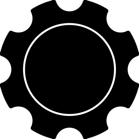 Setting Or Setup Icon In Black And White Color. 24219793 Vector Art at ...