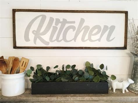 Kitchen Sign Kitchen Decor Farmhouse Kitchen Sign | Etsy