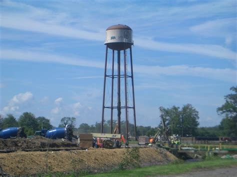 Water Tower at Pennsylvania House Furniture factory site right before ...