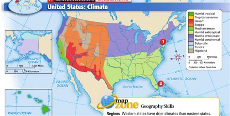 Map Of United States Climate Zones | Direct Maps