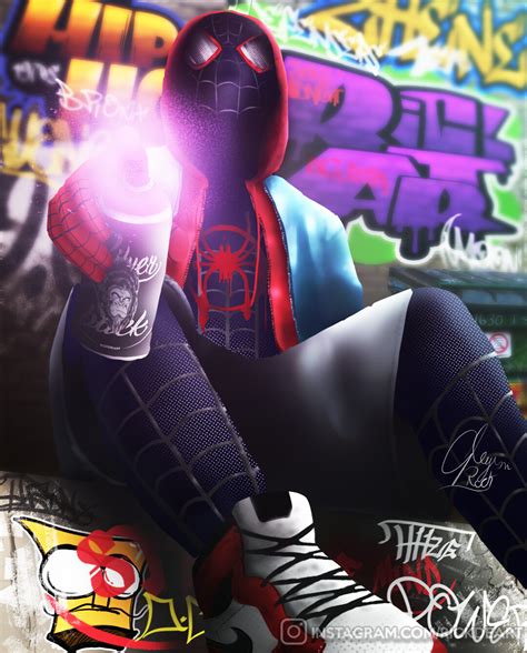 ArtStation - Miles Morales Graffiti