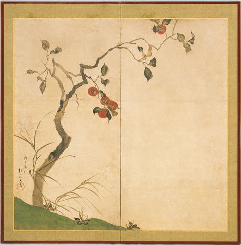 Sakai Hōitsu | Persimmon Tree | Japan | Edo period (1615–1868) | The ...