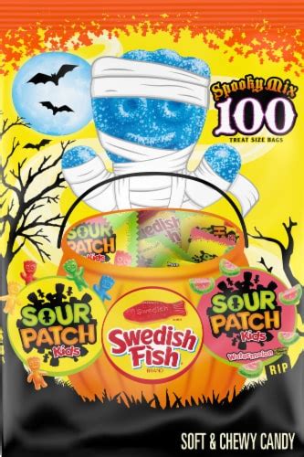 Sour Patch Kids Spooky Mix Halloween Candy Bags, 100 ct - Kroger